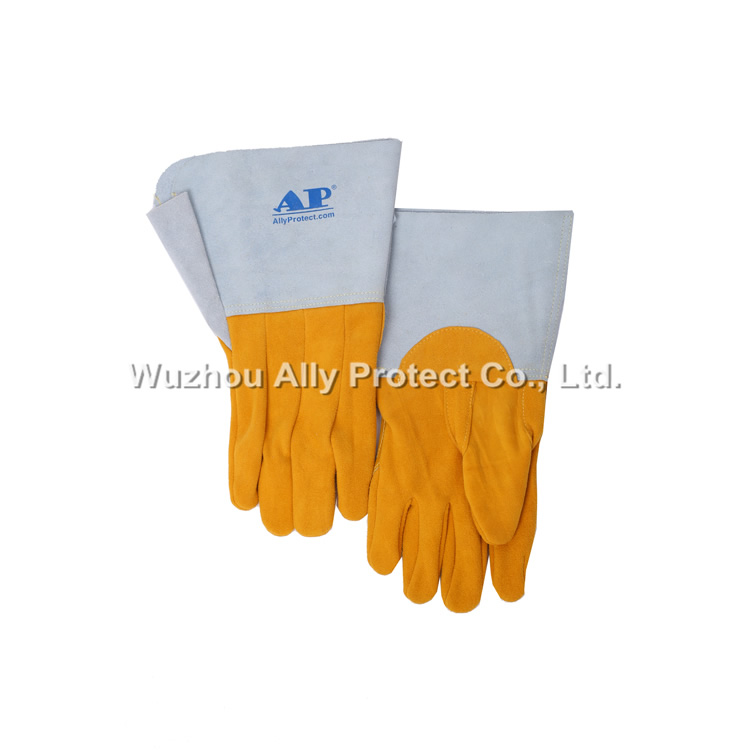 AP-1104 Double Layer Back Split Deerskin MIG Gloves